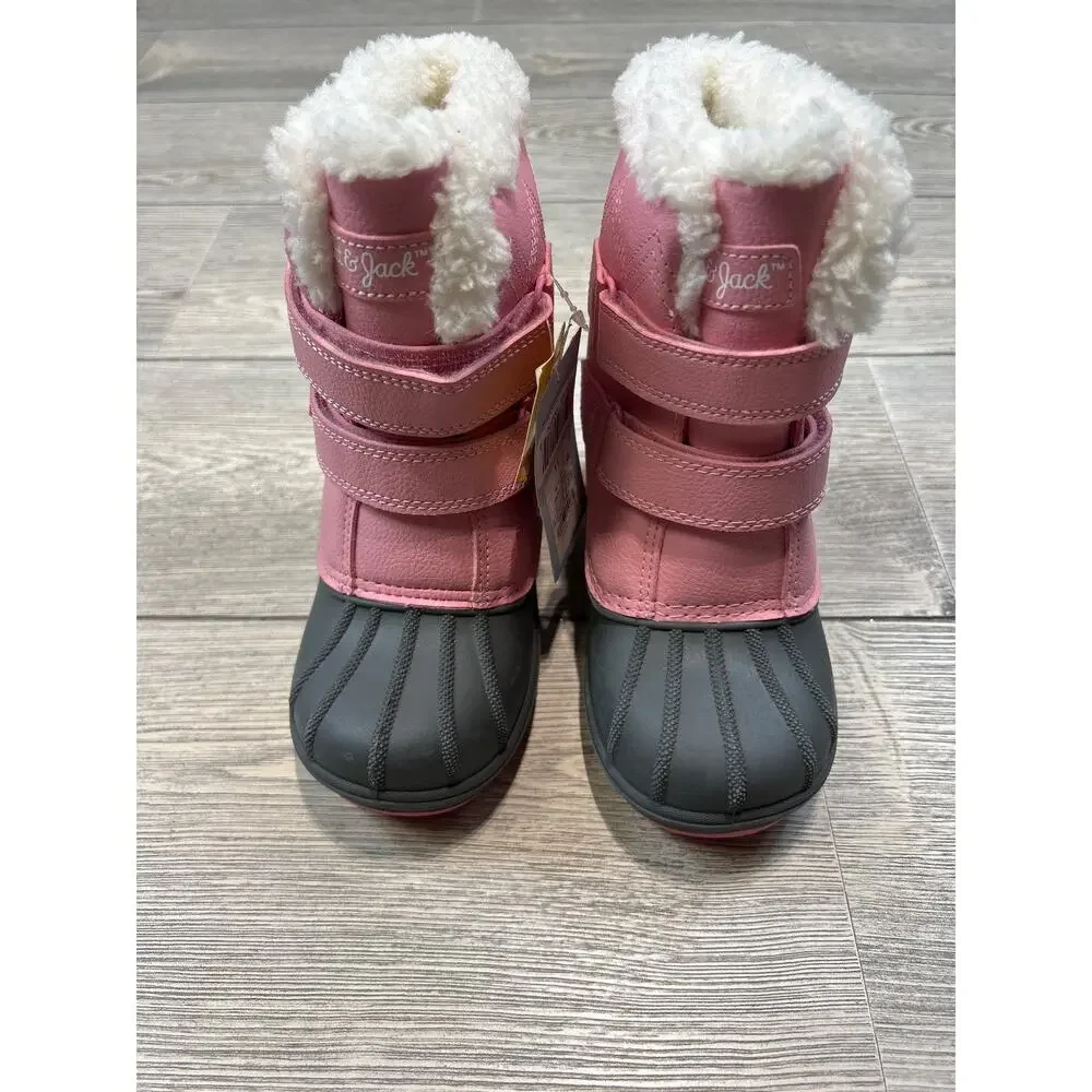 Cat & Jack Toddler Denver Winter Boots Pink 11 NWT